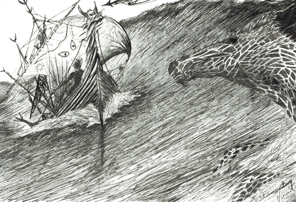 Storm Creators Atlantic, 2012, (Tinta papíron) alkotó: Vincent Alexander Booth