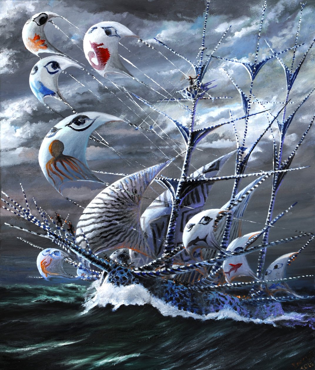 Storm Creators Bohai-tenger, 2019 alkotó: Vincent Alexander Booth