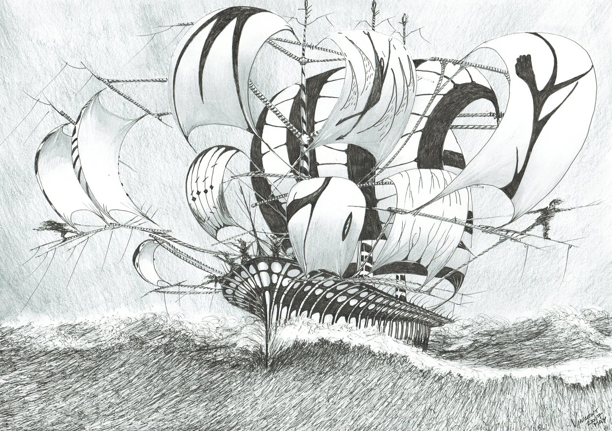 Storm Creators Bohol-tenger, 2017, (tinta papíron) alkotó: Vincent Alexander Booth