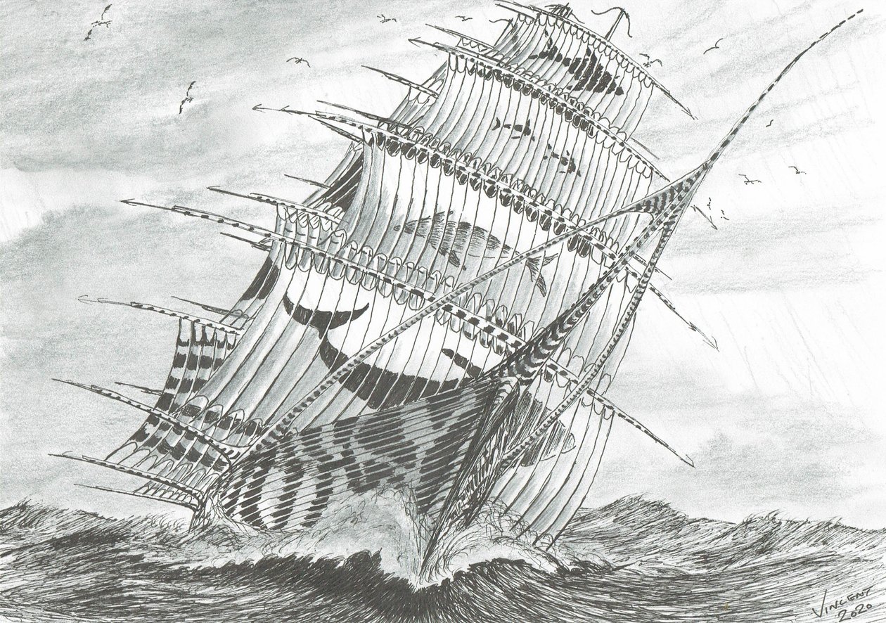 Storm Creators Garabogazkol Lake Sea, 2020 alkotó: Vincent Alexander Booth