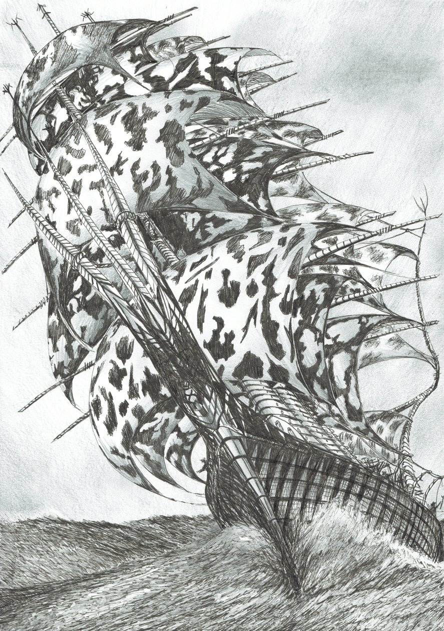 Storm Creators North Sea, 2017, (Tinta, papír) alkotó: Vincent Alexander Booth
