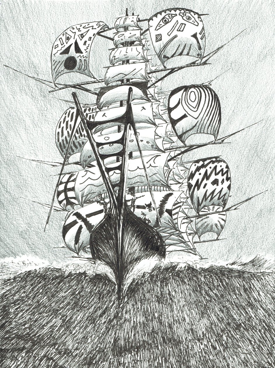 Storm Creators Ross Sea, 2017 (Tinta papíron) alkotó: Vincent Alexander Booth