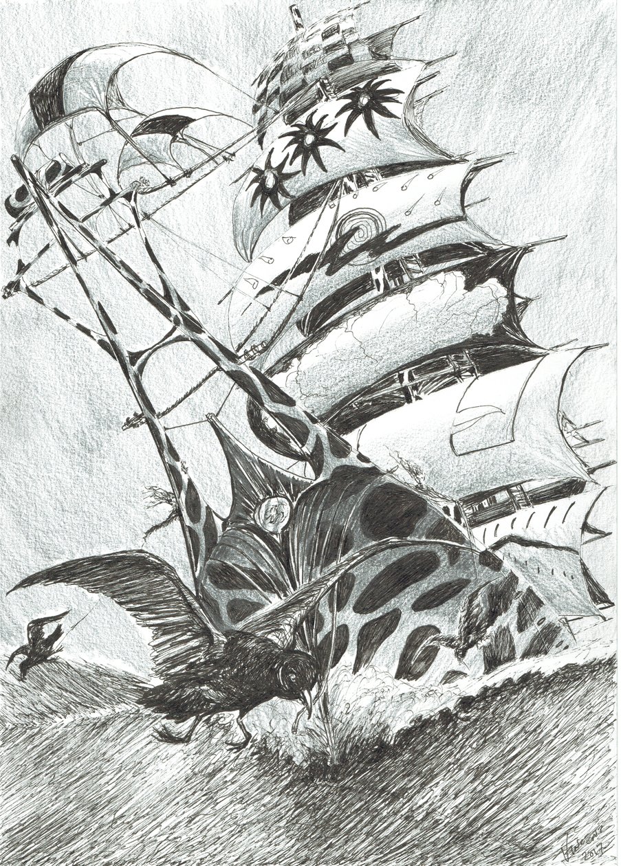 Storm Creators Timor Sea, 2017, (Tinta papíron) alkotó: Vincent Alexander Booth