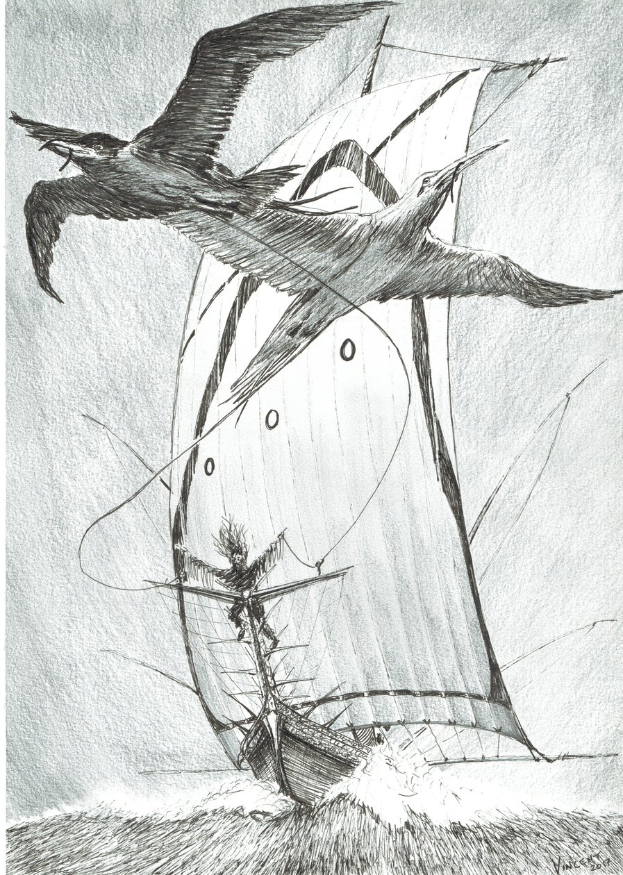 Storm Creators Wandel Sea, 2017, (Tinta papíron) alkotó: Vincent Alexander Booth