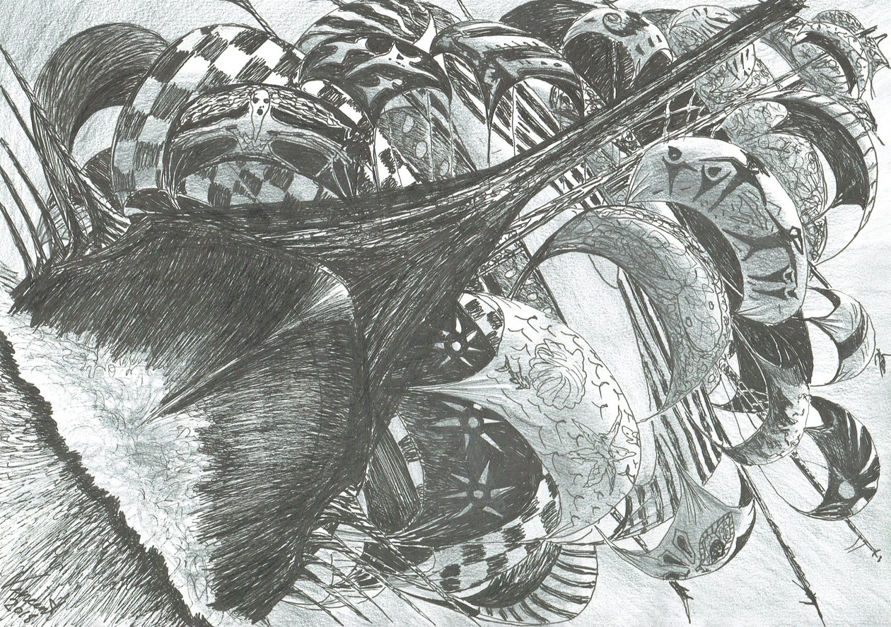 Viharalkotók Adriai-tenger, 2018 alkotó: Vincent Alexander Booth
