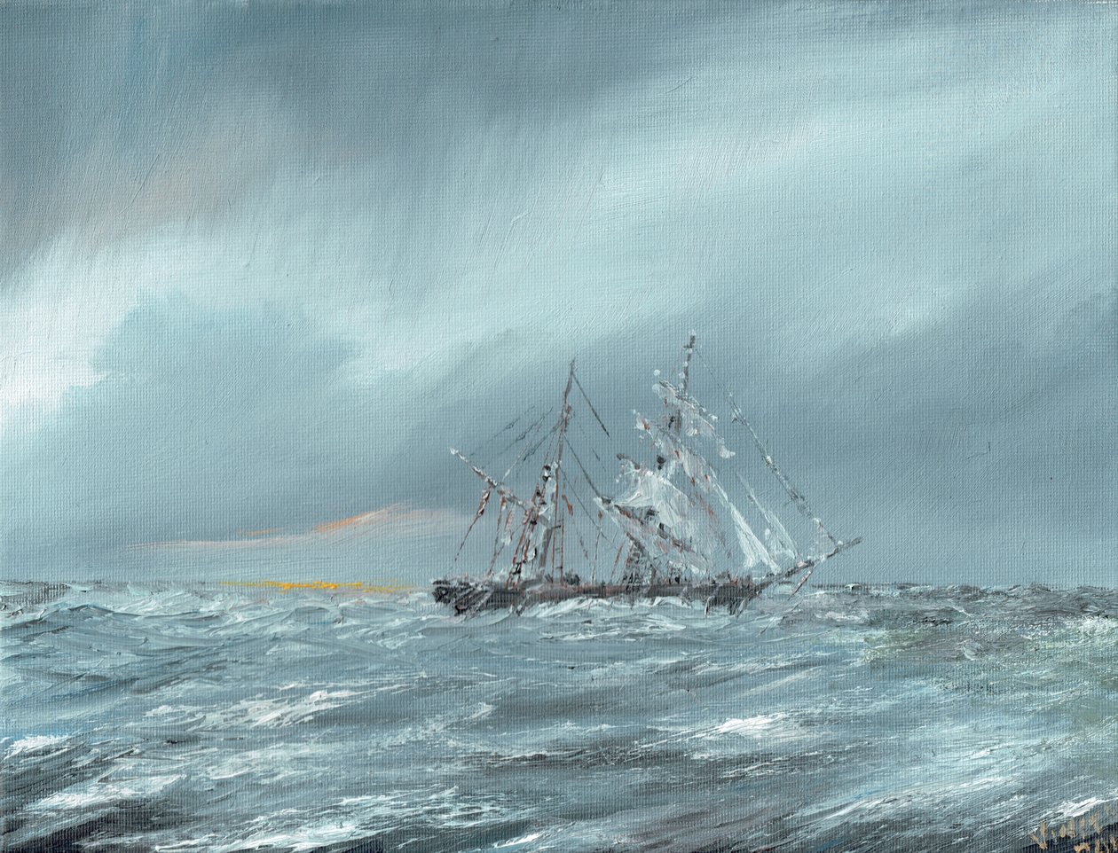 A Mary Celeste sodródása 1872. december 5., 2016, alkotó: Vincent Alexander Booth