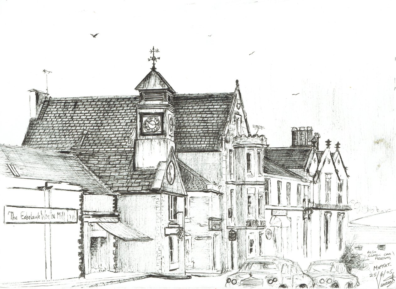 A Star Hotel, Moffat. 2005, (Tinta papíron) alkotó: Vincent Alexander Booth