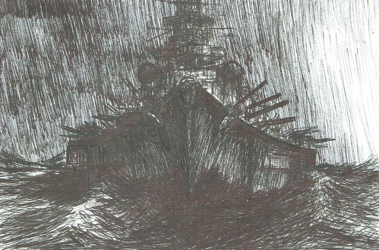 Tirpitz nehéz időben 1942, 2004 alkotó: Vincent Alexander Booth