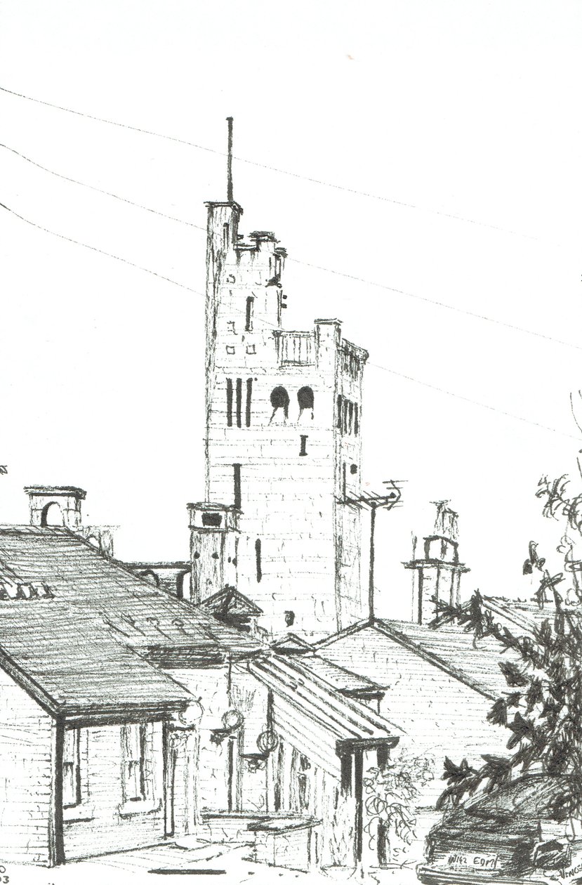 Torony Knutsfordban, 2003 (Tinta papíron) alkotó: Vincent Alexander Booth