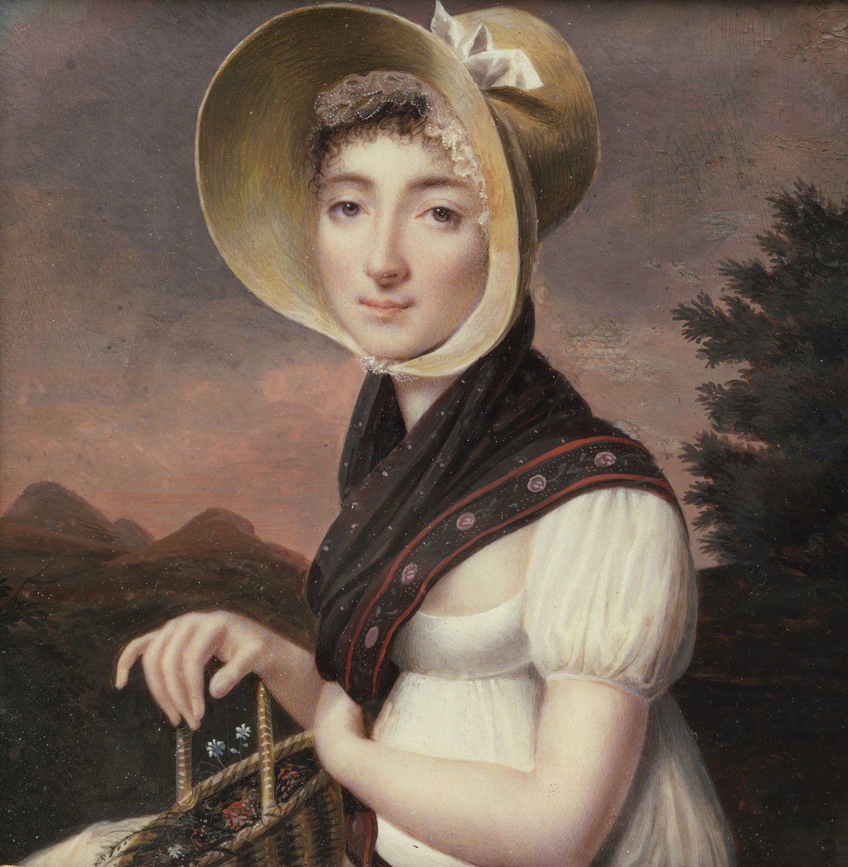 Női portré, kb. 1810. alkotó: Vincent Bertrand