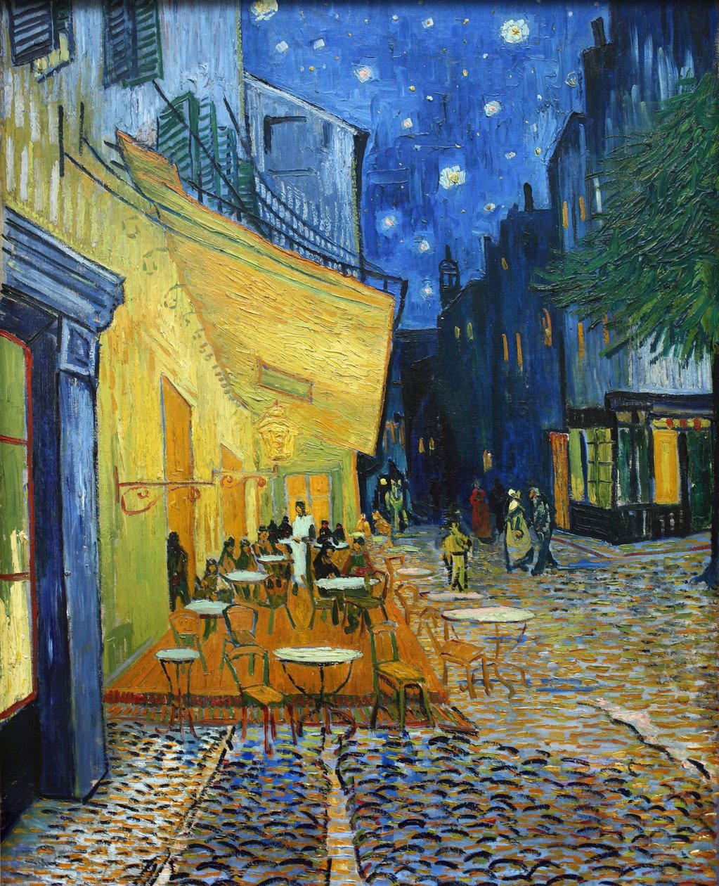 Café Terrace at Night Kávéház terasz éjjel, 1888. alkotó: Vincent van Gogh