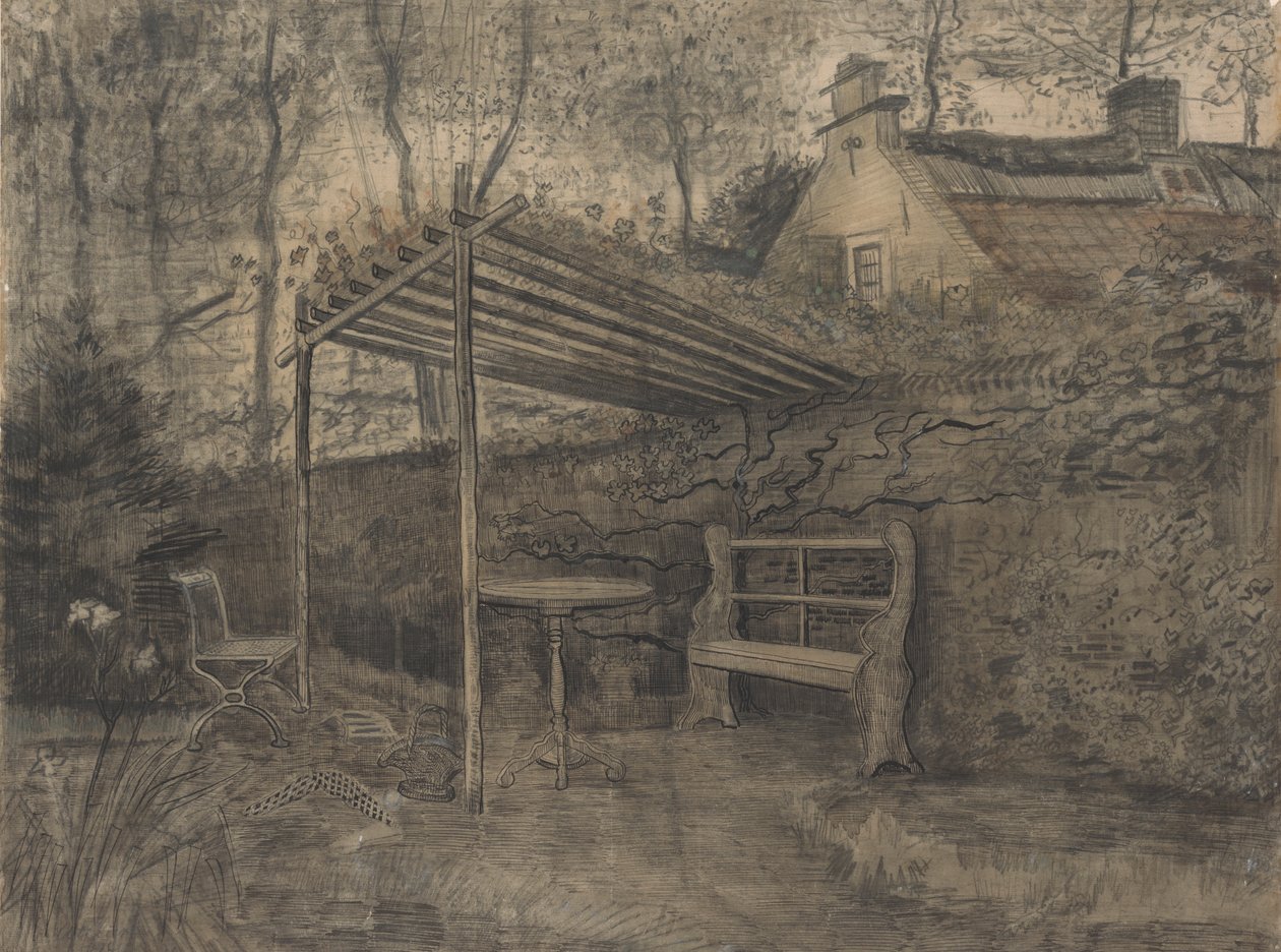 Egy kert sarka. alkotó: Vincent van Gogh