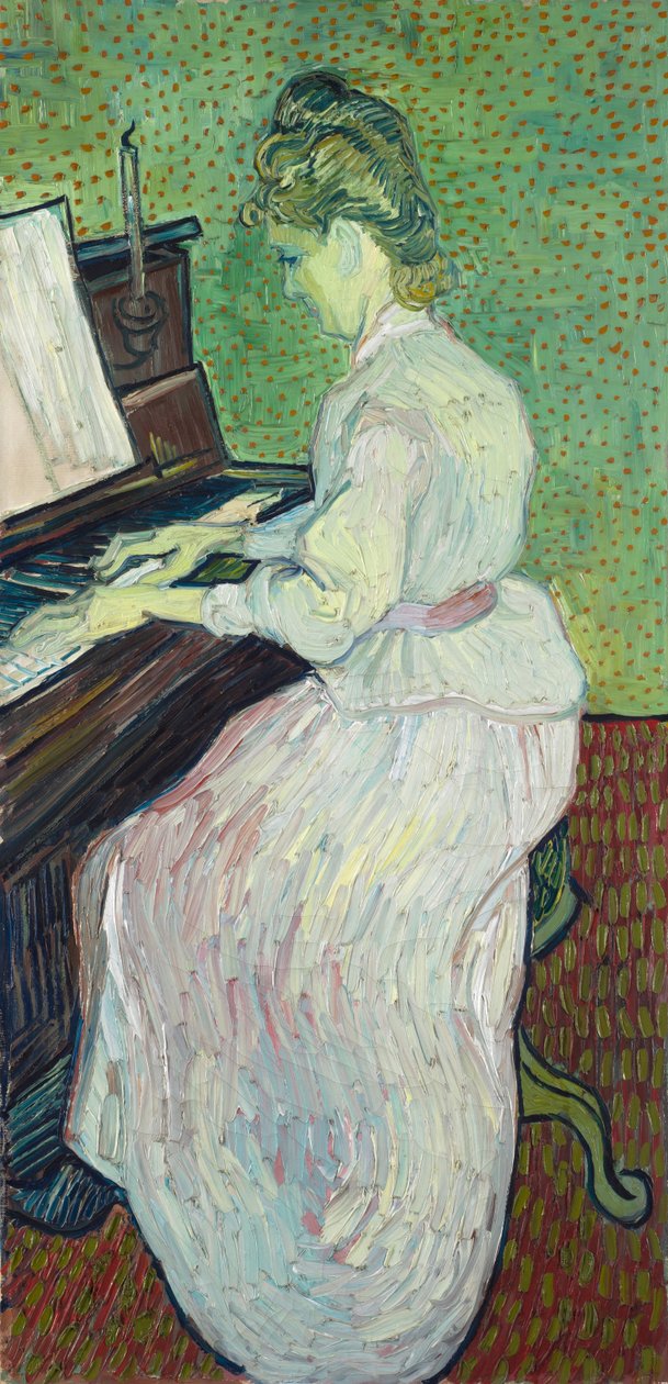 Marguerite Gachet a zongoránál, 1890. alkotó: Vincent van Gogh