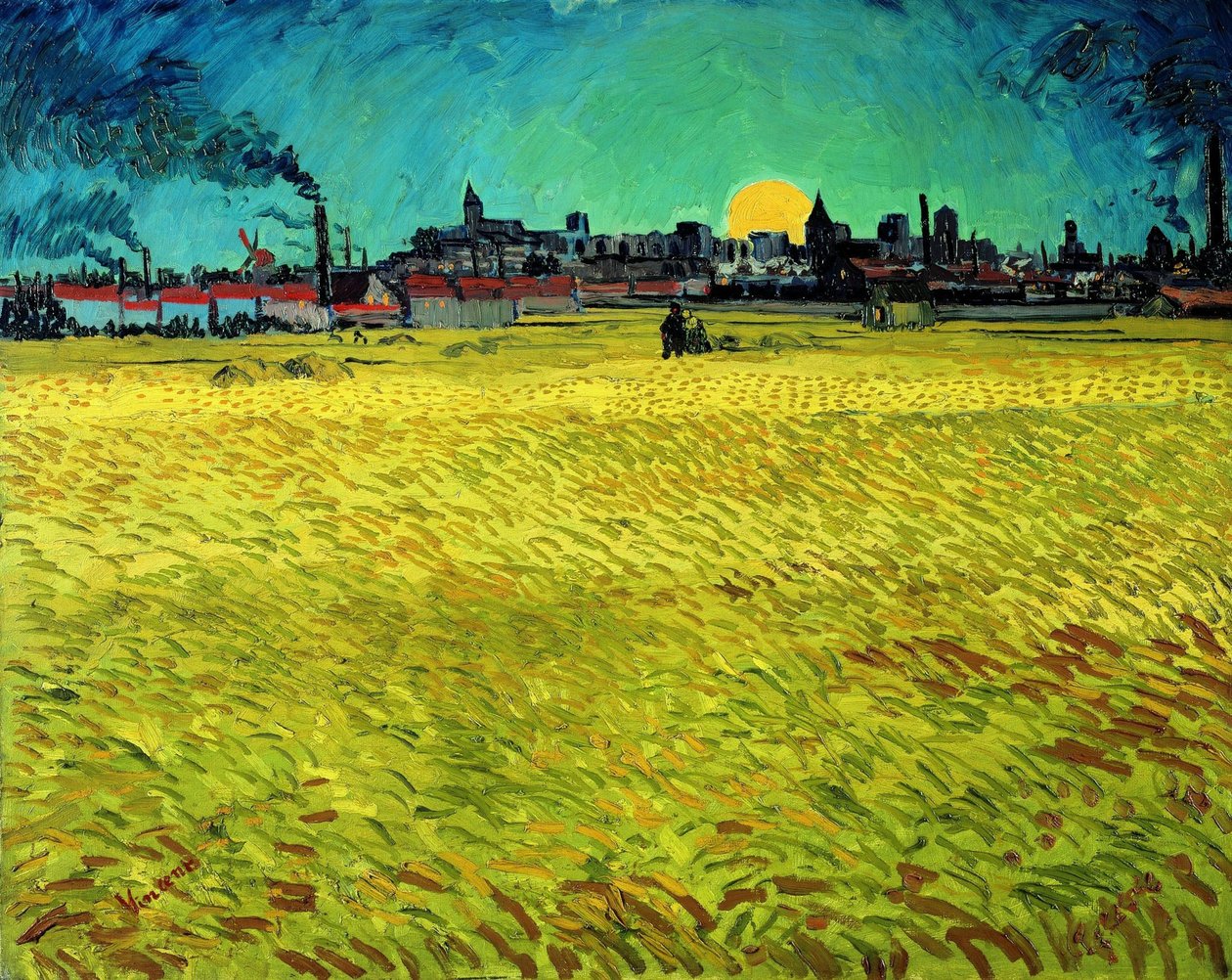 Nyári este, 1888. alkotó: Vincent van Gogh
