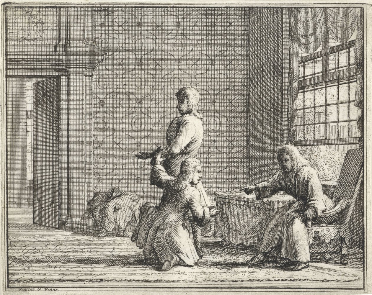 Szabás belső térben alkotó: Vincent Laurensz. van der Vinne (II)
