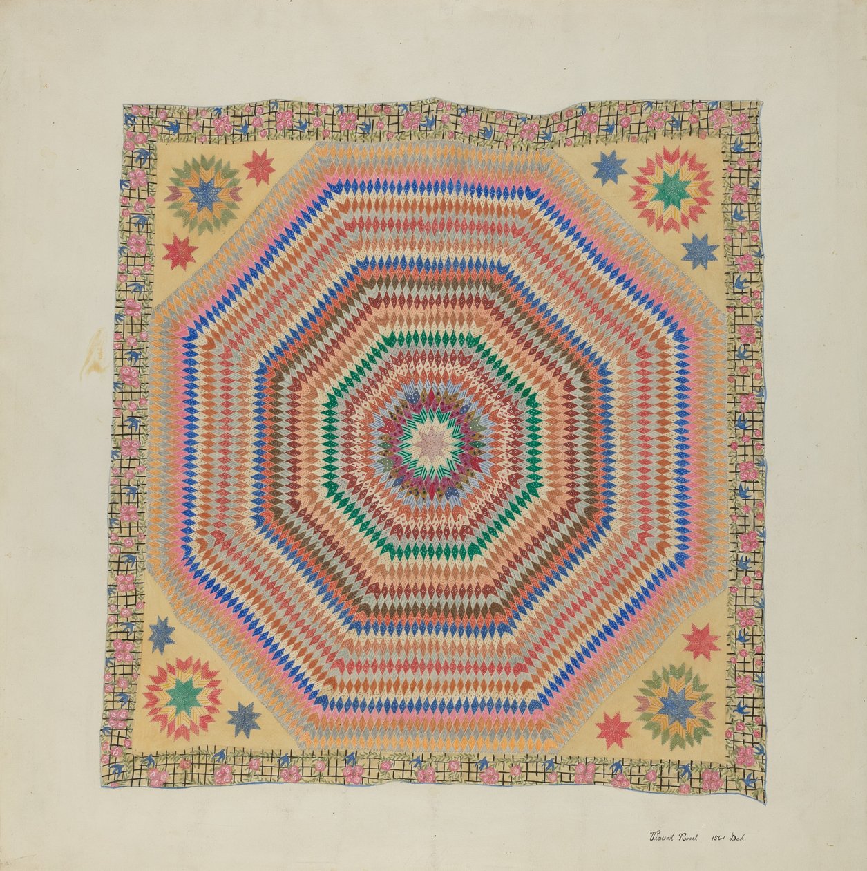Patchwork paplan alkotó: Vincent P. Rosel
