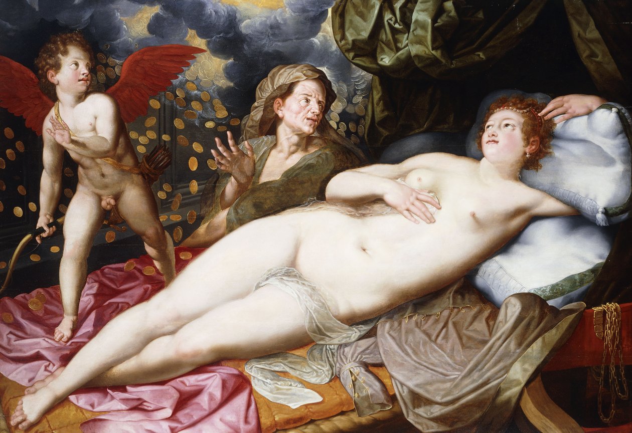 Danae, alkotó: Vincent Sellaer