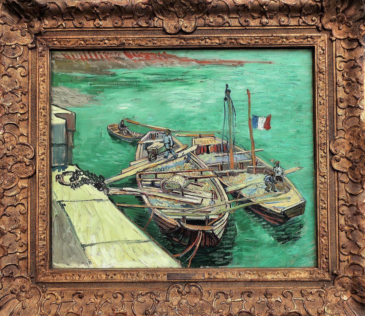 1888 van Gogh Rhonebarken alkotó: Vincent van Gogh