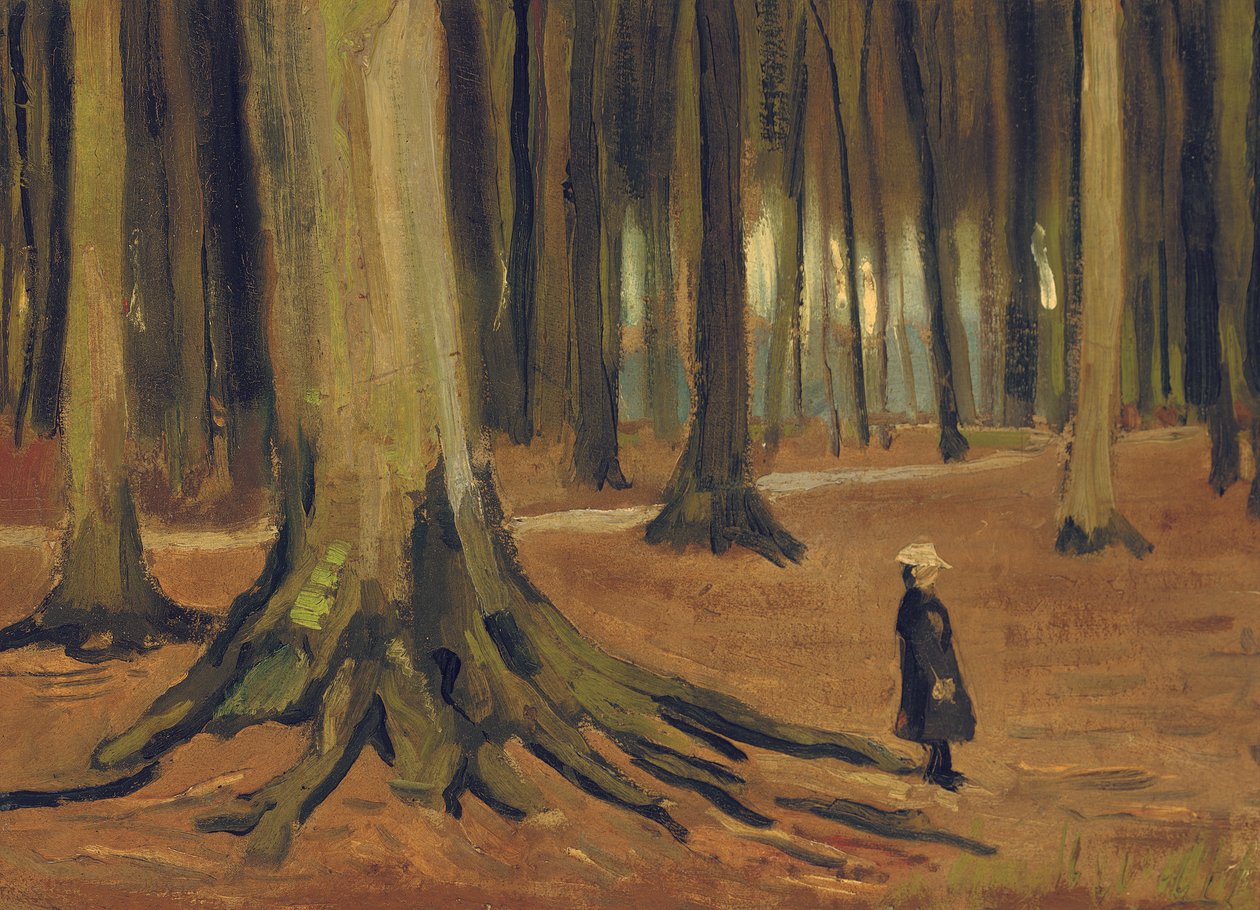 Egy lány az erdőben, 1882 alkotó: Vincent van Gogh