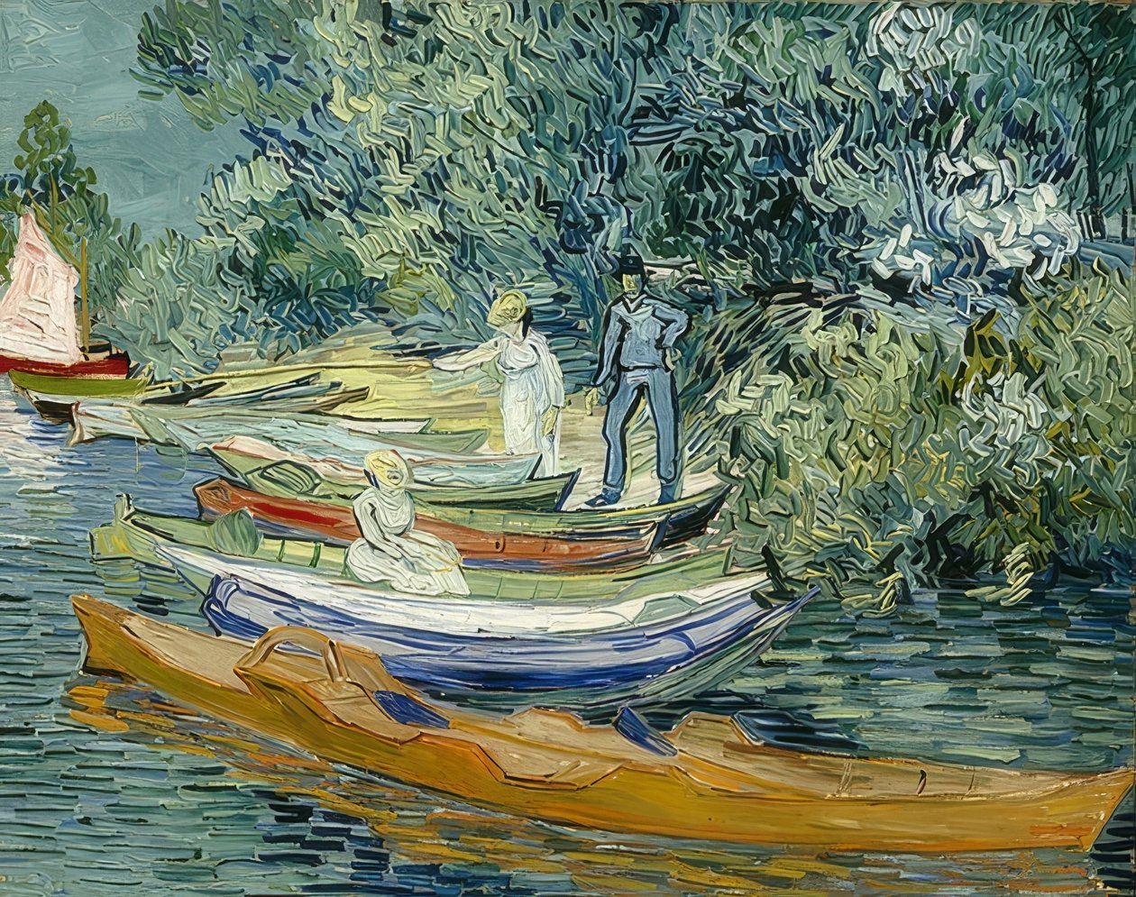 Az Oise partján Auversben. 1890 alkotó: Vincent van Gogh