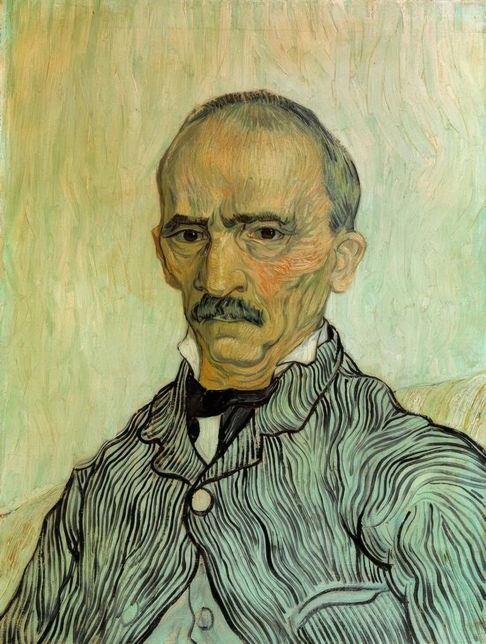 Trabuc felügyelő portréja a Saint-Paul Kórházban alkotó: Vincent van Gogh