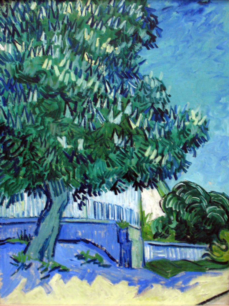 Virágzó gesztenyefák alkotó: Vincent van Gogh