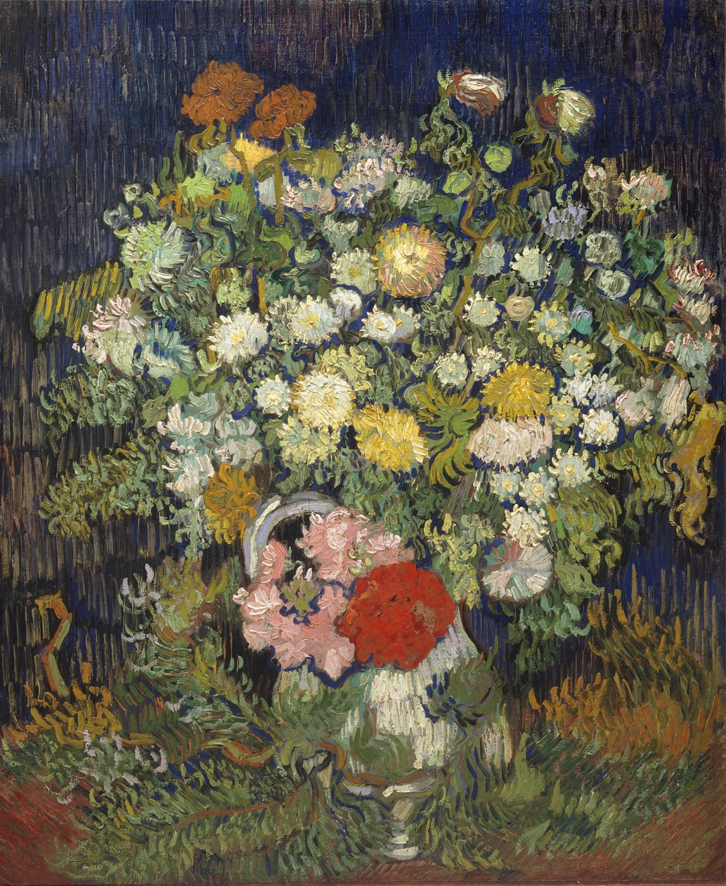 Virágcsokor vázában, 1890. alkotó: Vincent van Gogh