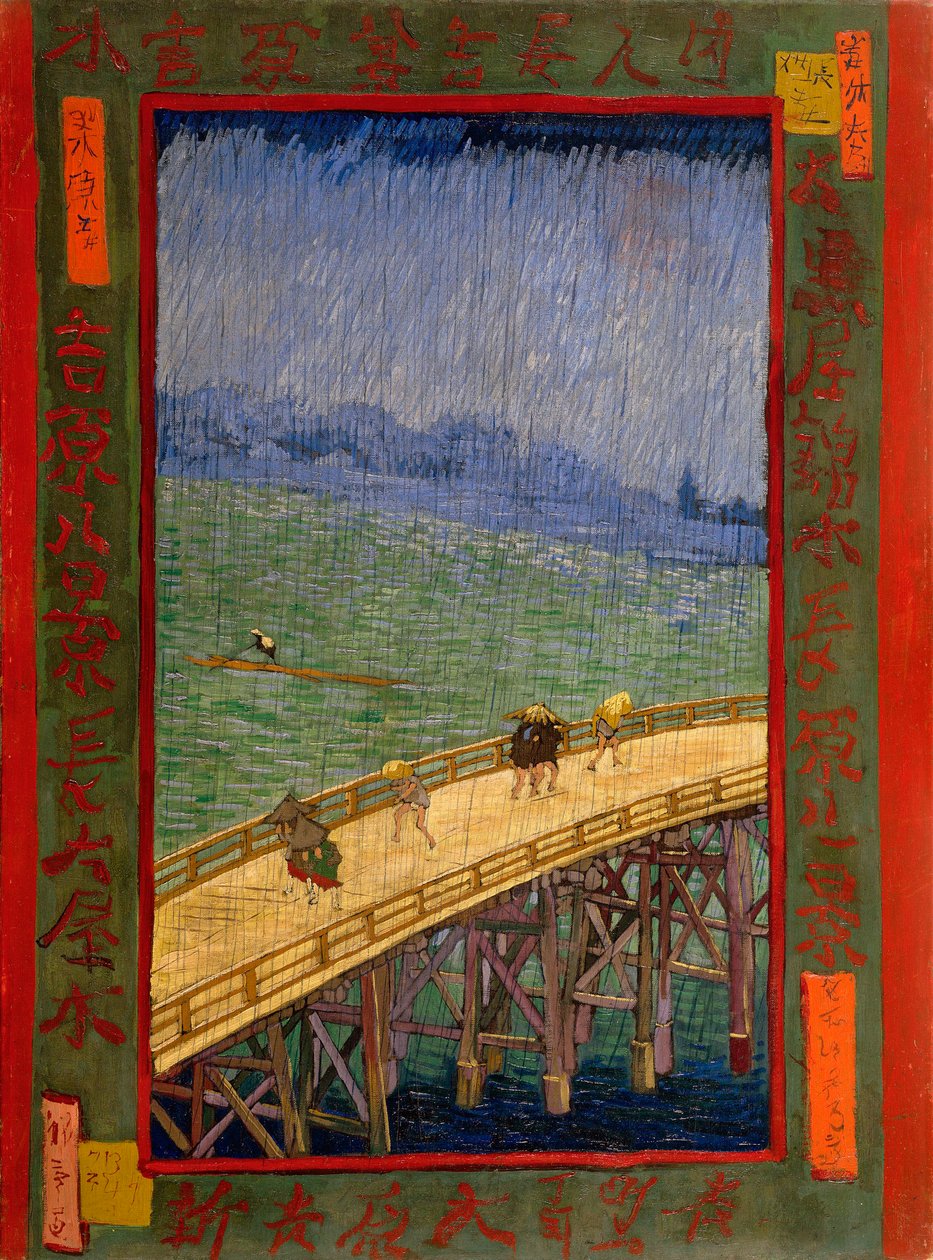 Híd az esőben alkotó: Vincent van Gogh