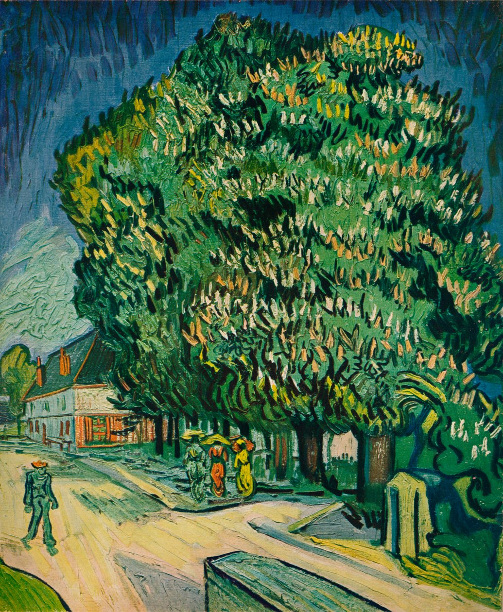 Gesztenyefák virágzásban, 1890 alkotó: Vincent van Gogh