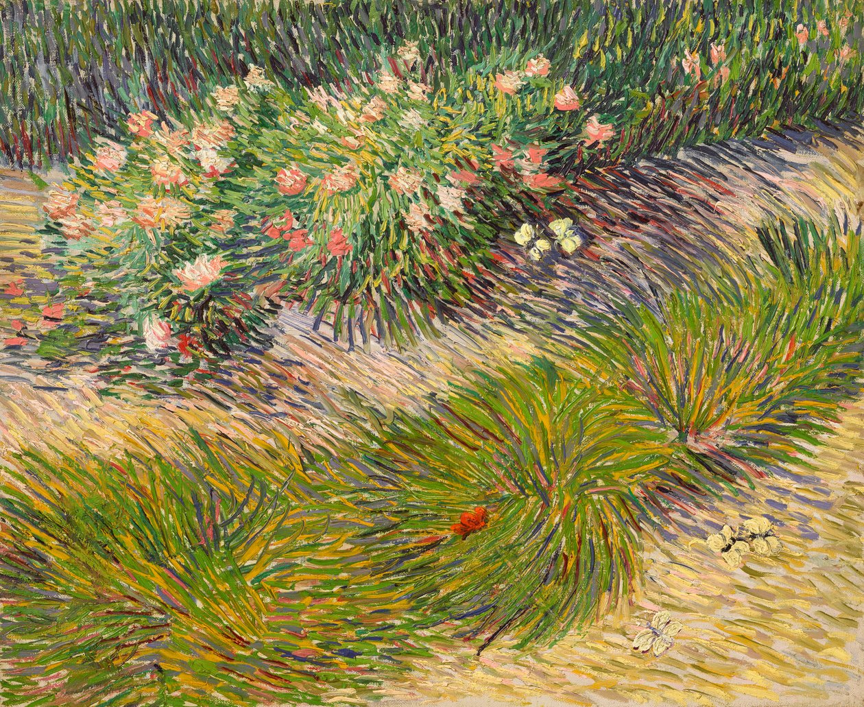 A kert sarka pillangókkal alkotó: Vincent van Gogh