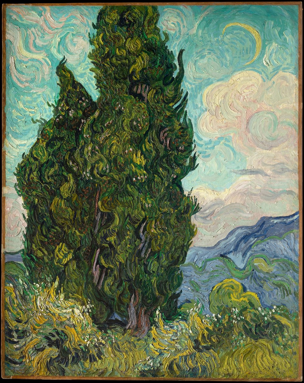 Ciprusok alkotó: Vincent van Gogh
