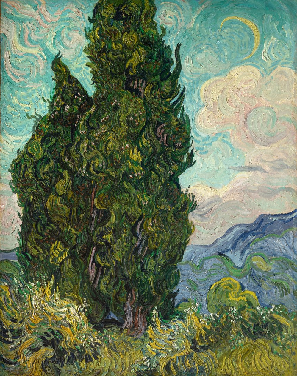 Ciprusok alkotó: Vincent van Gogh