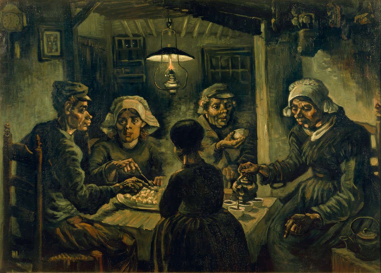A burgonyafogyasztók alkotó: Vincent van Gogh