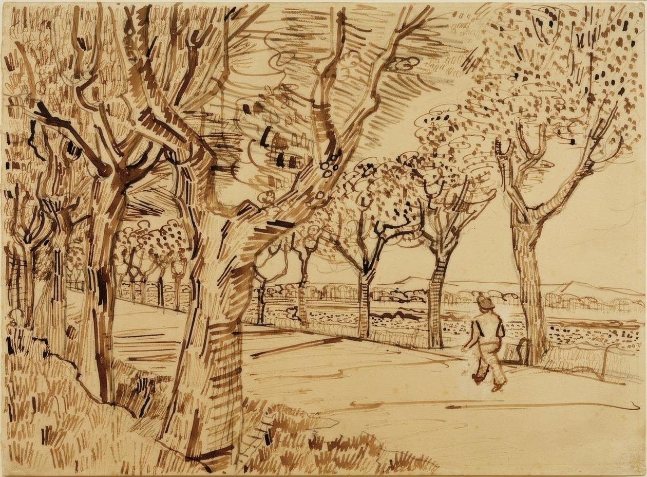 Tarascon felé vezető út alkotó: Vincent van Gogh