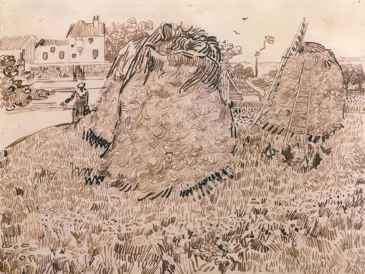 A szalmakupacok alkotó: Vincent van Gogh