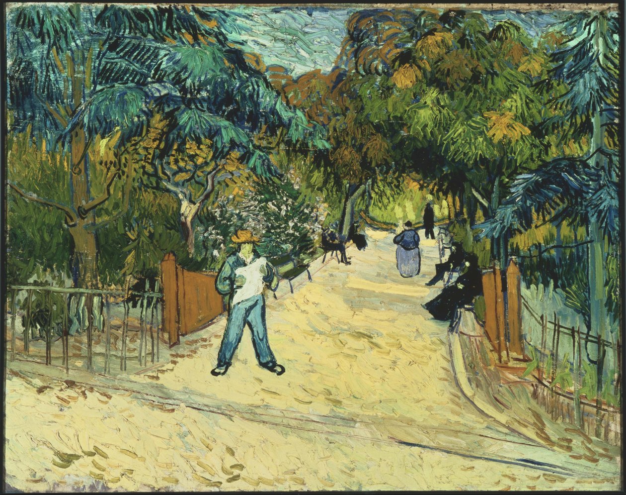 A bejárat az arlei közparkba alkotó: Vincent van Gogh