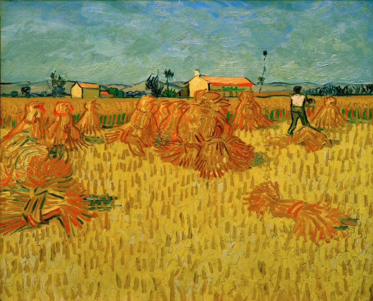 Betakarítás Provence-ban alkotó: Vincent van Gogh