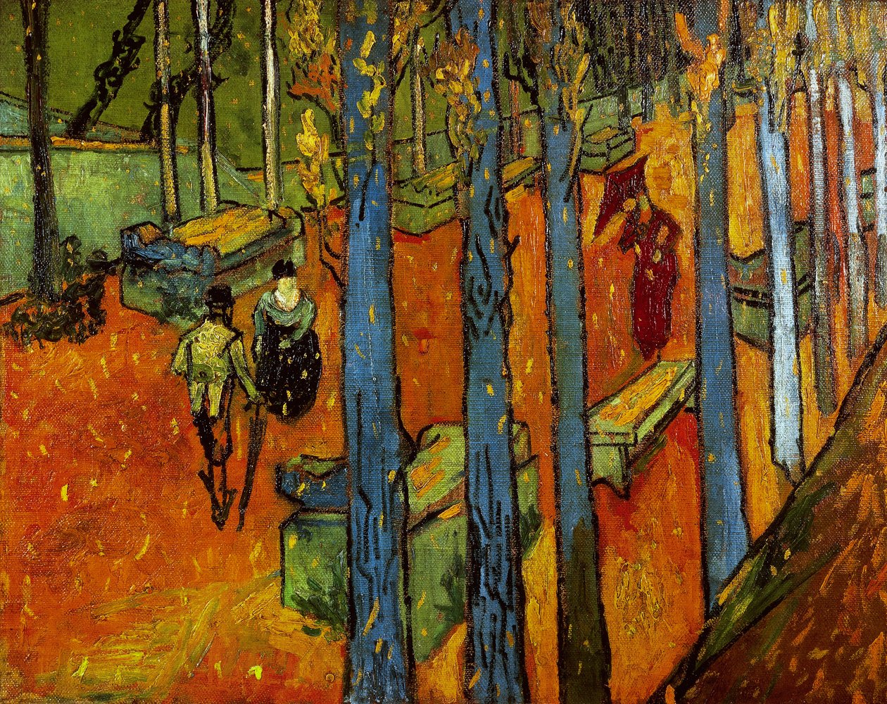 Lehulló levelek (Les Alyscamps) alkotó: Vincent van Gogh