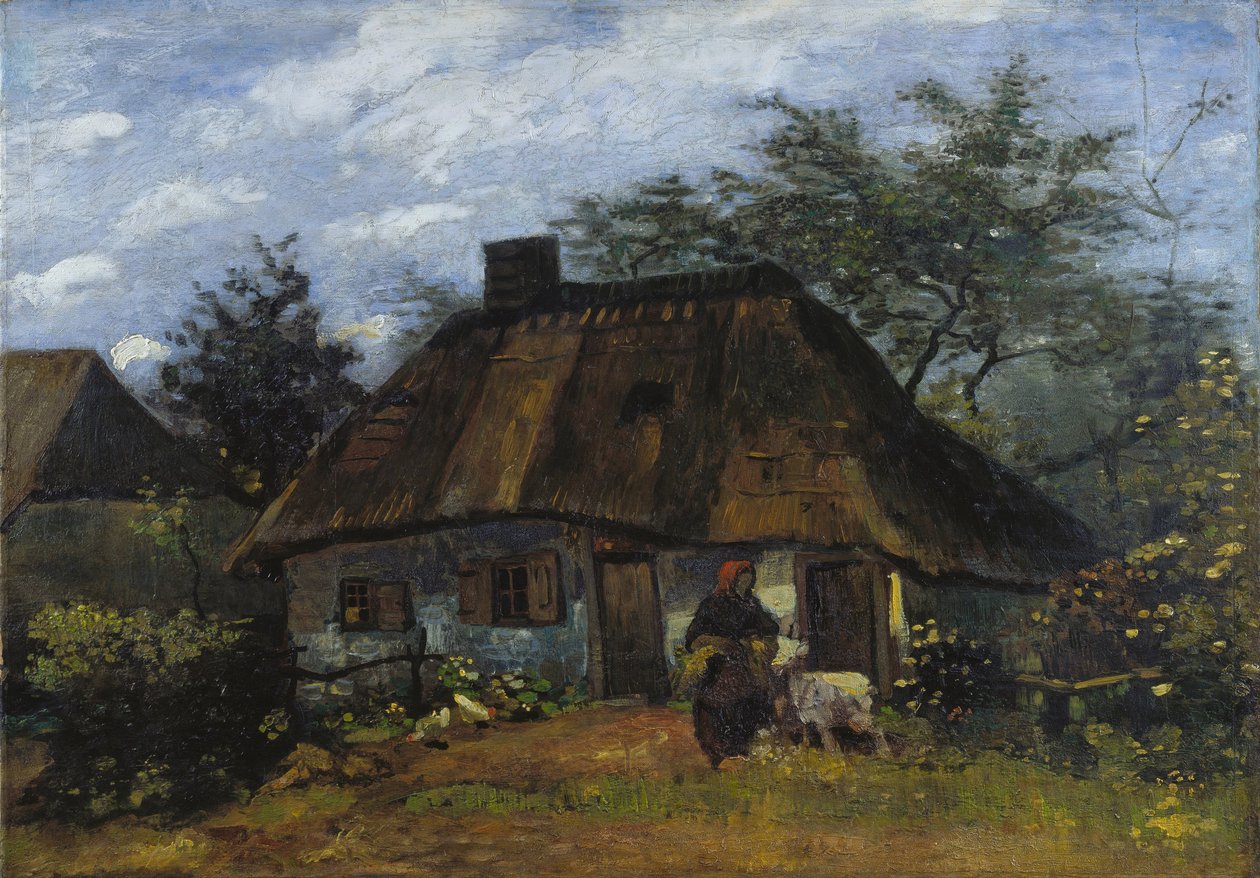 Parasztház Nuenen La Chaumière-ben alkotó: Vincent van Gogh