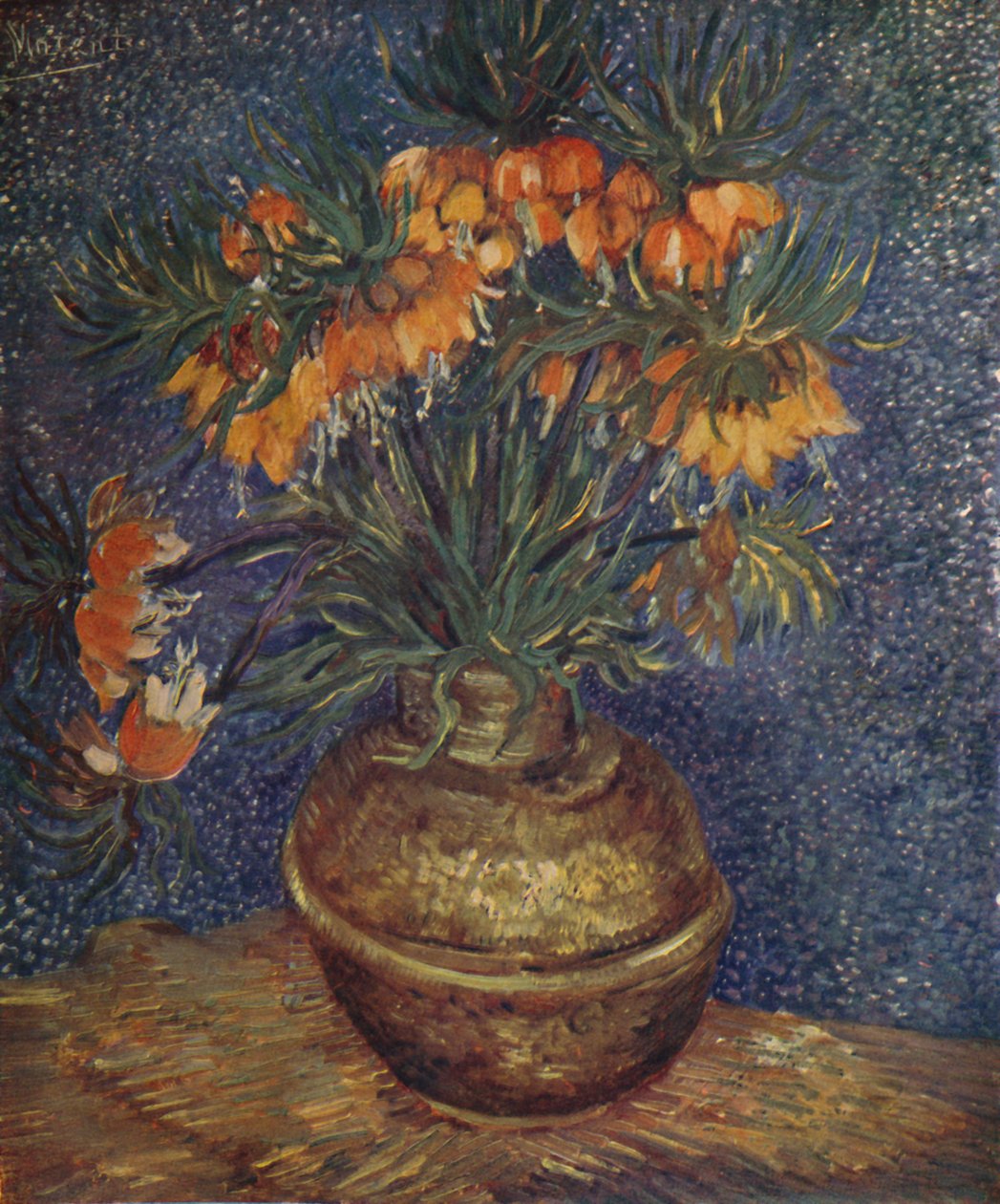 Virágok sárgaréz vázában, 1887, 1923 alkotó: Vincent van Gogh