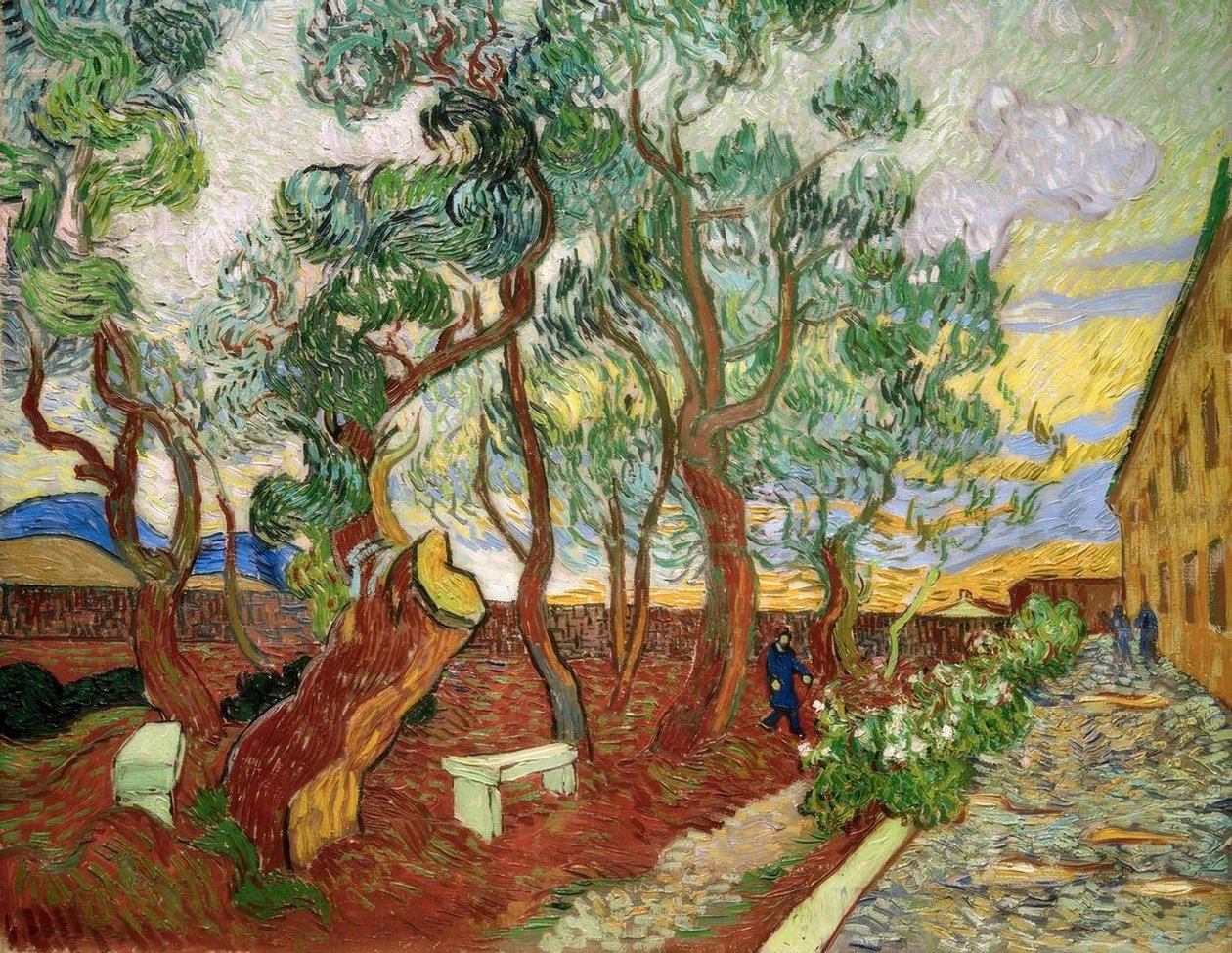 A Saint-Paul kórház kertje alkotó: Vincent van Gogh