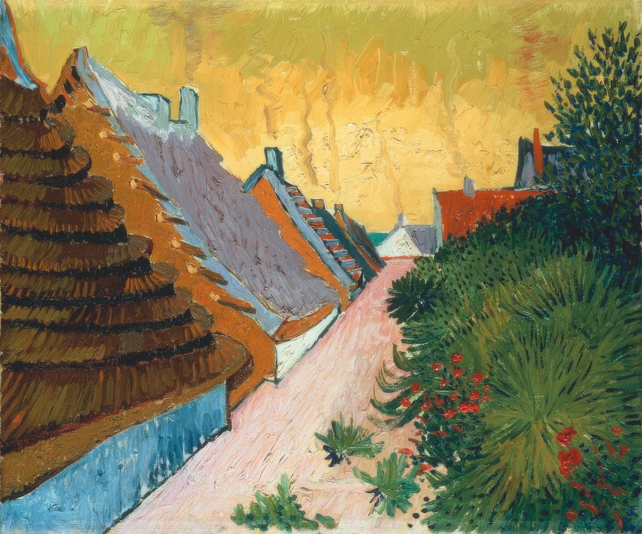 Gasse Saintes-Maries-ban alkotó: Vincent van Gogh