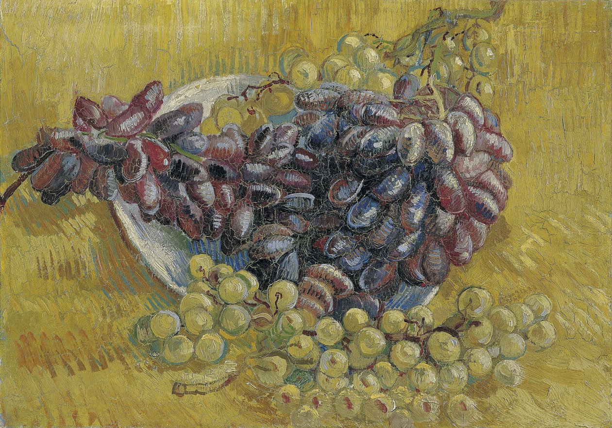 Grapes par Gogh, Vincent, van (1853-1890). Olaj, vászon, mérete: 33x46,3 alkotó: Vincent van Gogh