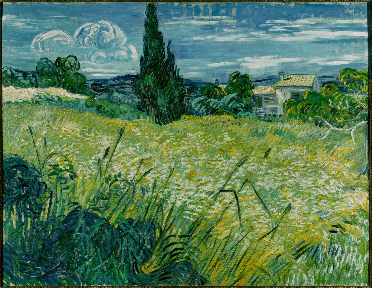 Zöld búzamező ciprusszal alkotó: Vincent van Gogh