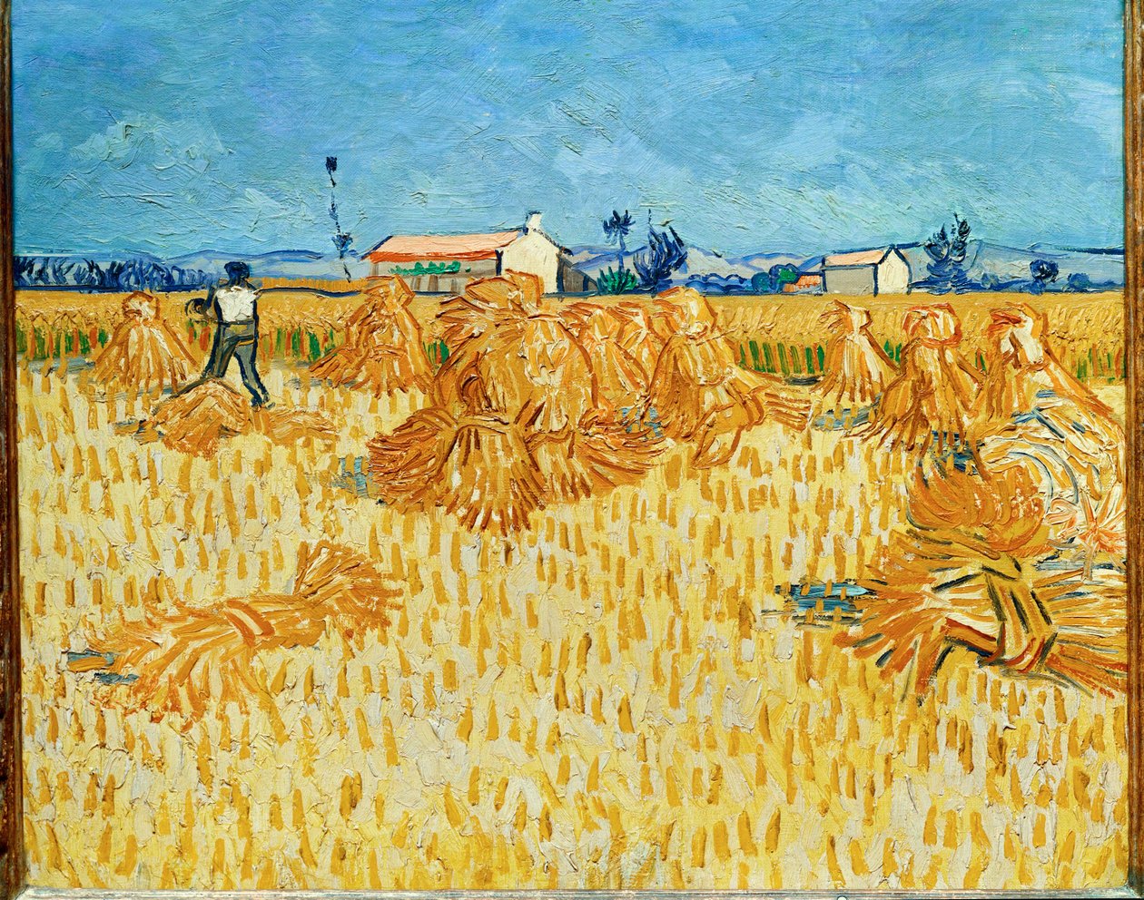 Szüret Provence-ban 1888 június (olaj, vászon) alkotó: Vincent van Gogh