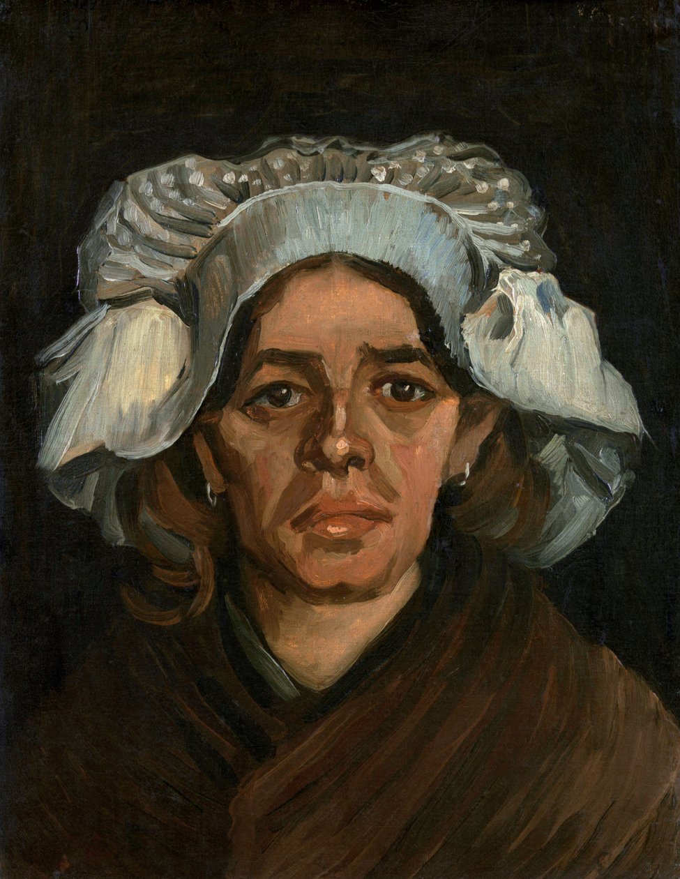 Egy nő feje, 1885 alkotó: Vincent van Gogh