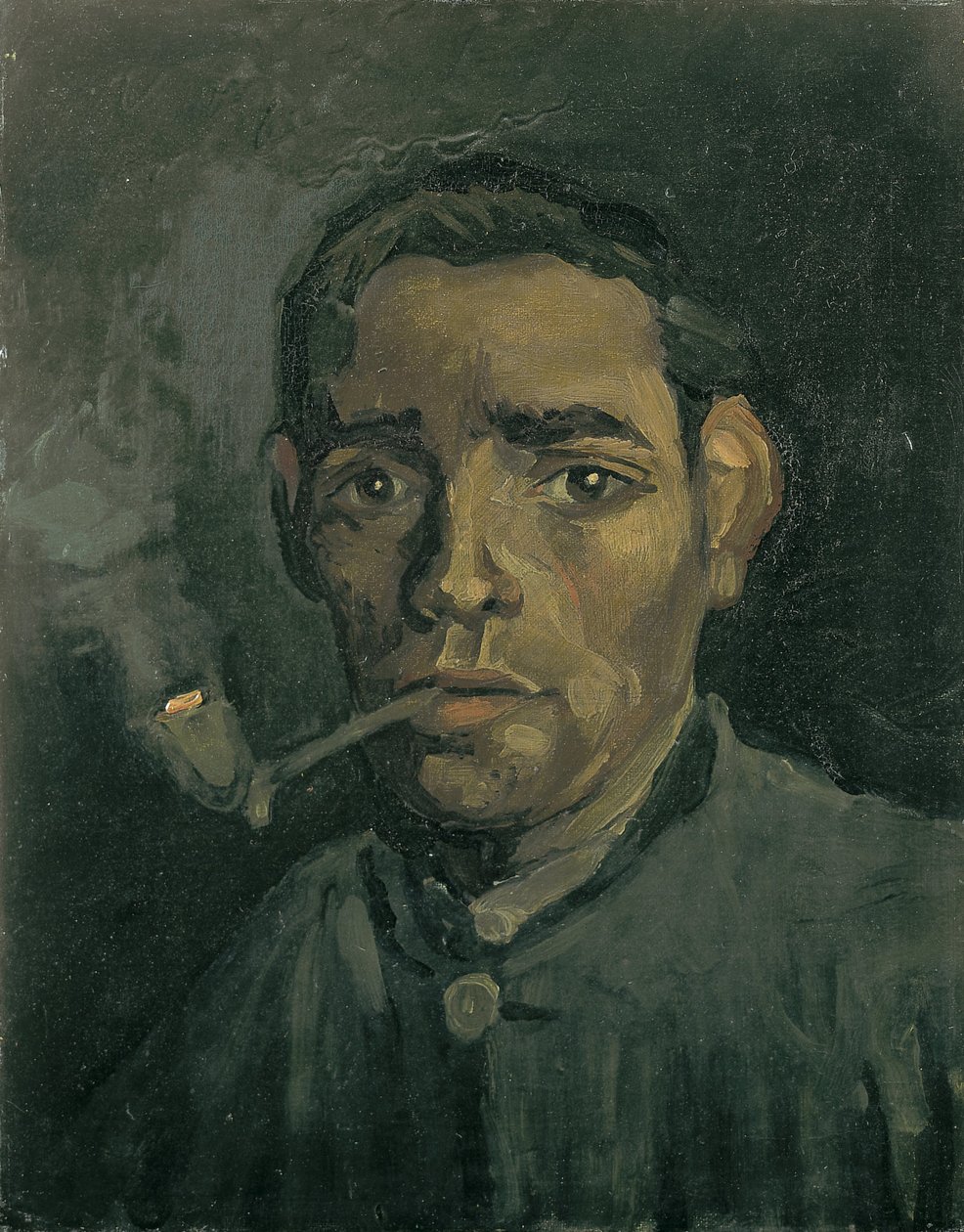 Férfi feje, 1884-1885 alkotó: Vincent van Gogh