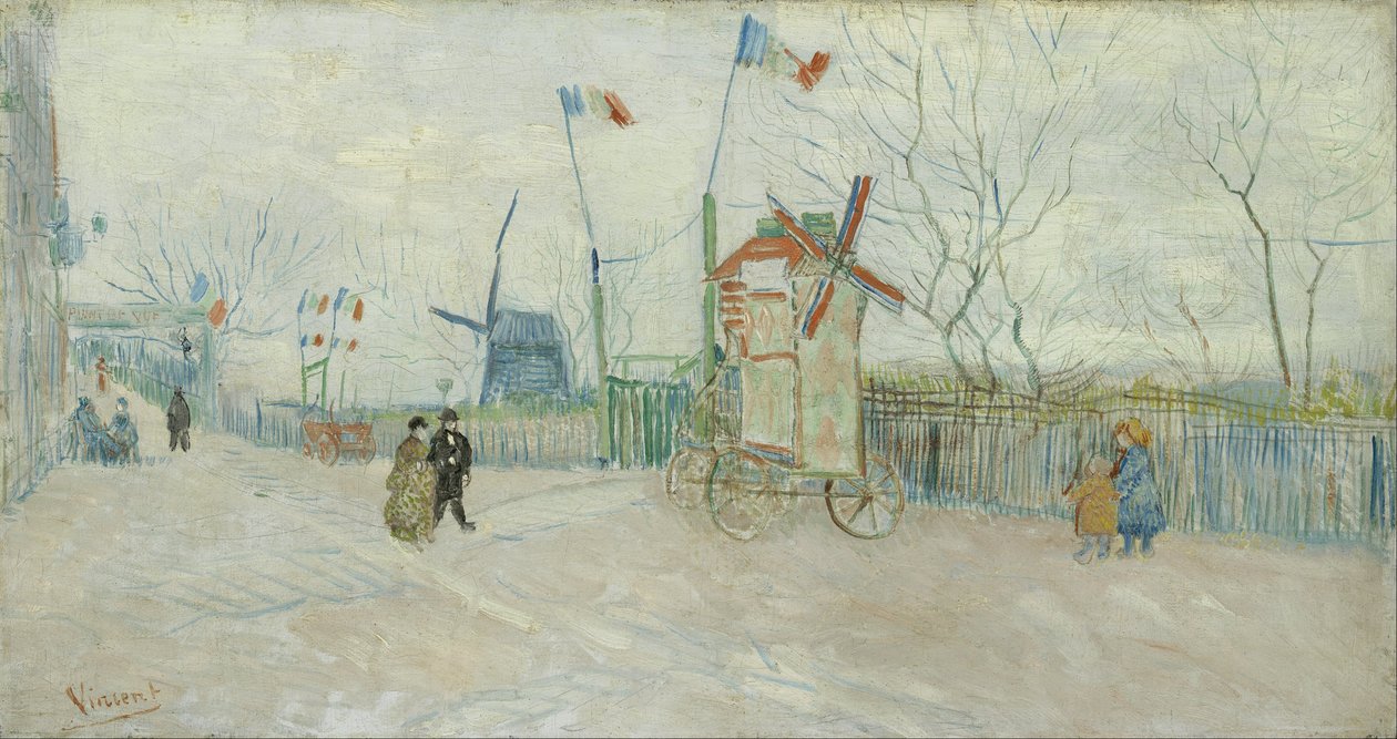 Impasse des Deux Frères alkotó: Vincent van Gogh