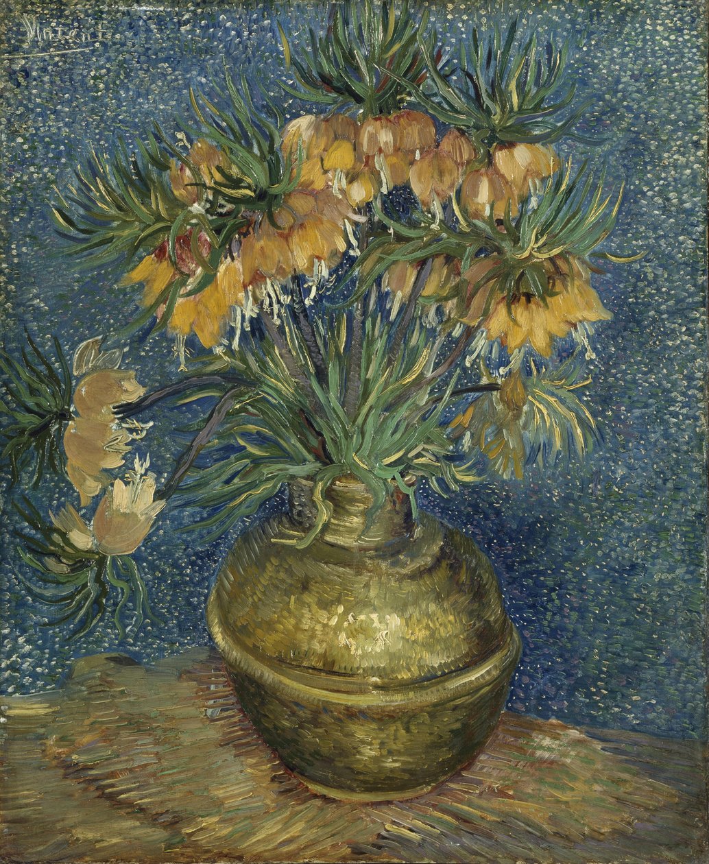 Birodalmi fritillaries rézvázában, 1887 alkotó: Vincent van Gogh
