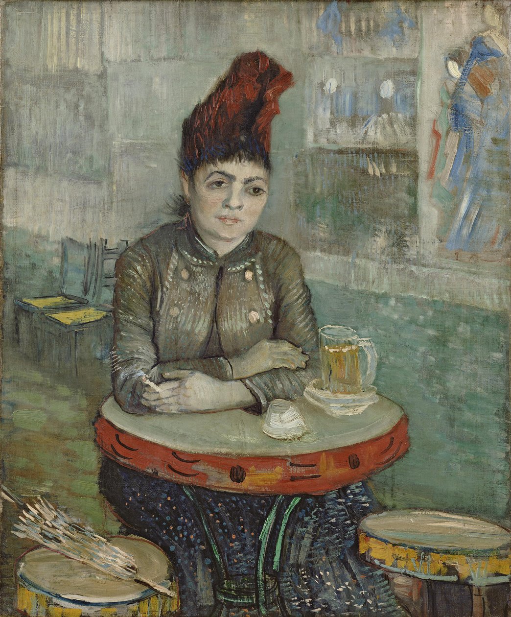 A kávézóban. Agostina Segatori a Le tambourinban, 1887-1888 alkotó: Vincent van Gogh